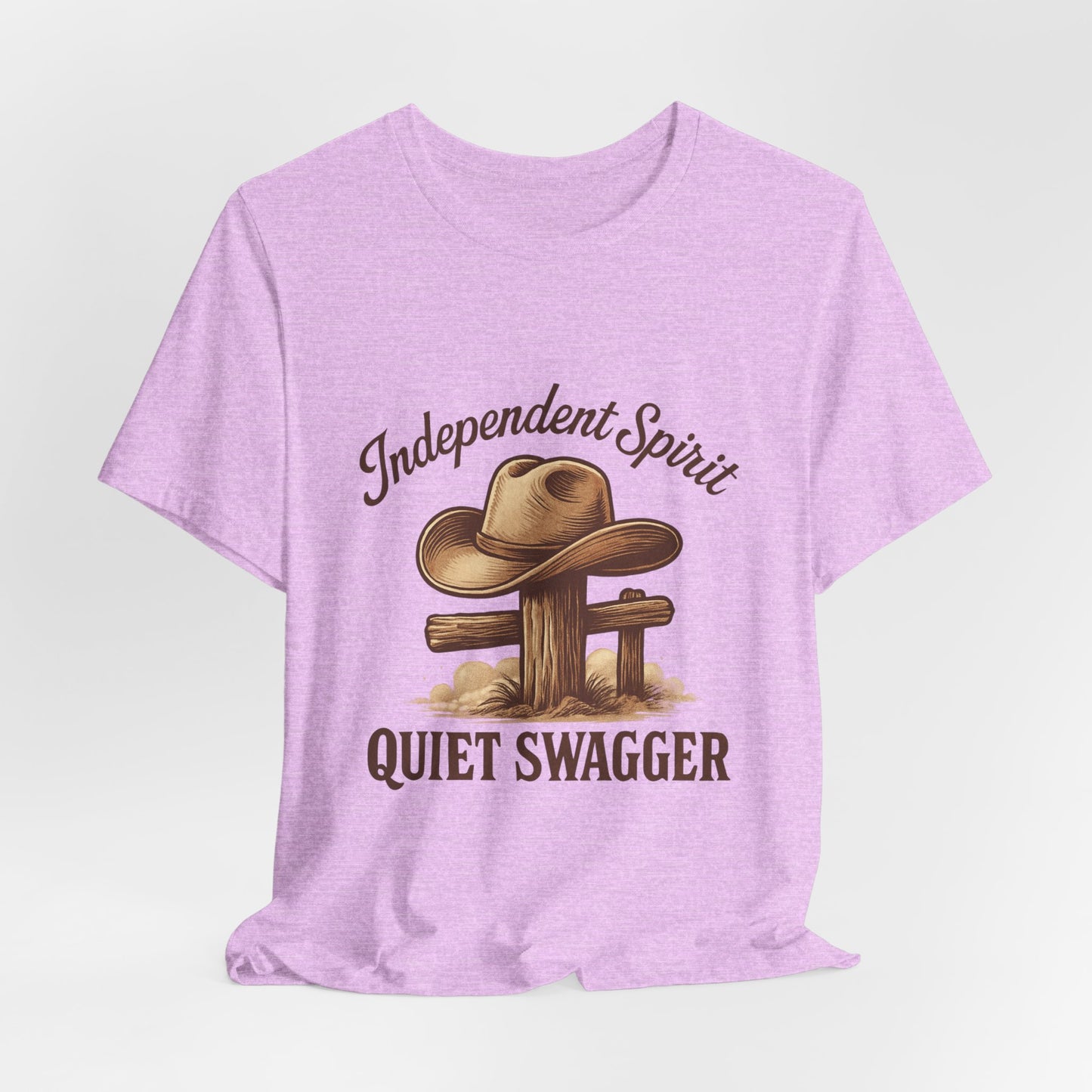 Quiet Swagger Cowboy Tee — Independent Spirit Western T-Shirt