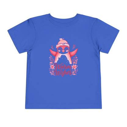 Warm Wishes Penguin Toddler Christmas Tee