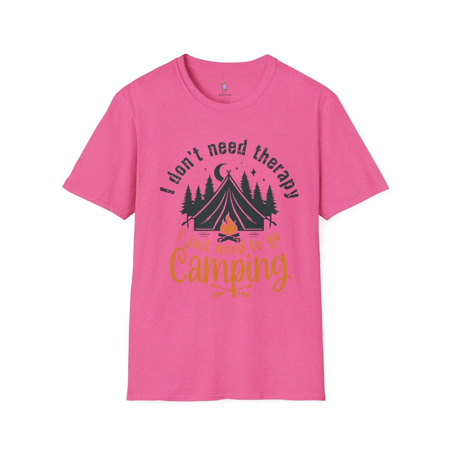 Camping Therapy Unisex T-Shirt | Outdoor Enthusiast Gift | Nature Lover Tee | Adventure Shirt | Camping Apparel