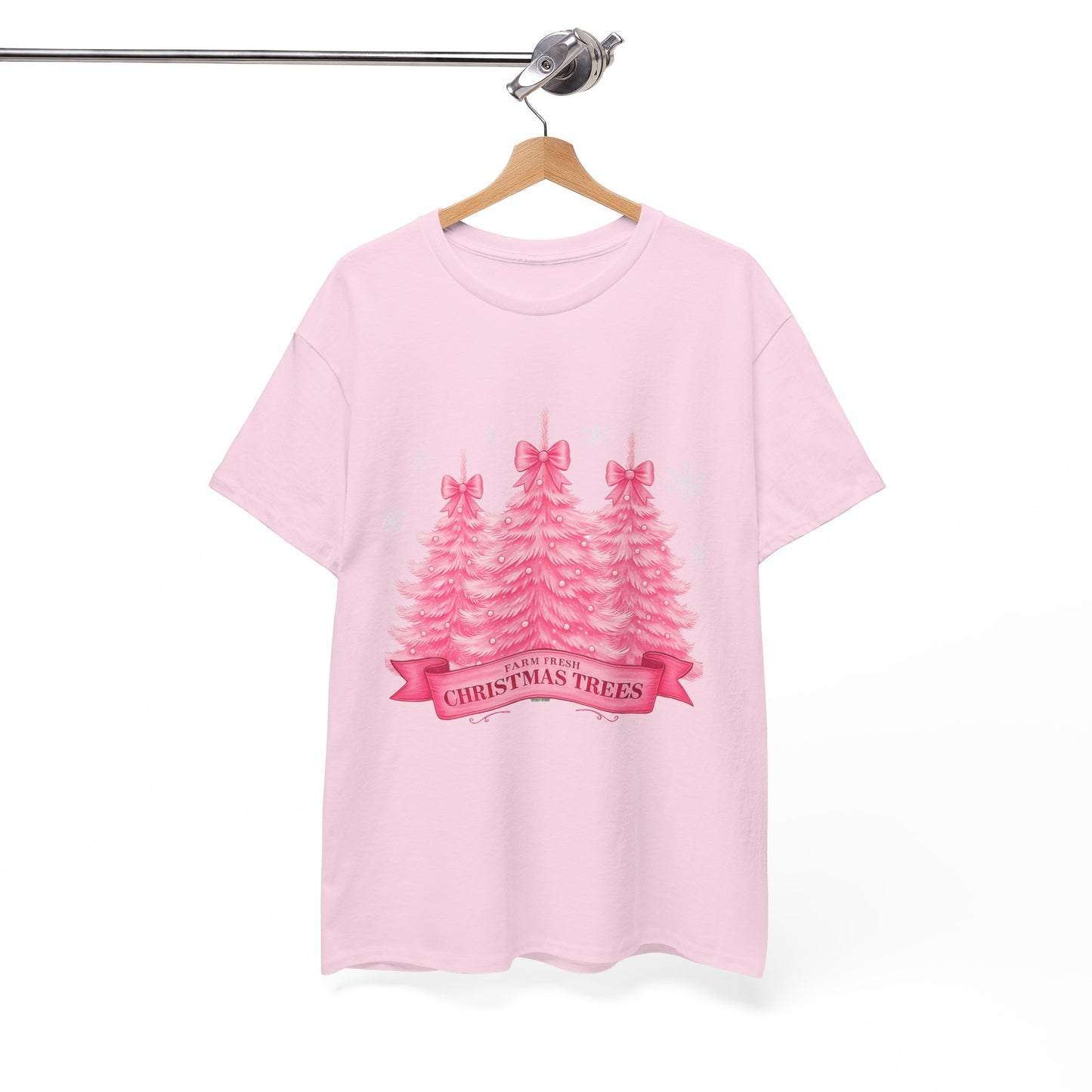 Farm Fresh Pink Christmas Tree Tee