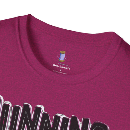 Running on a Prayer T-Shirt, Unisex Graphic Tee, Fun Casual Wear, Gift for Friends, Everyday Style, Faith-Inspired Apparel