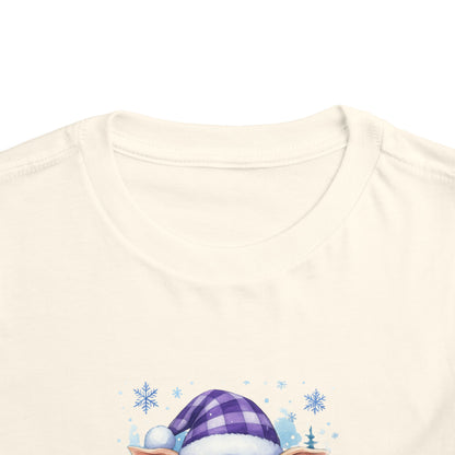 Chillin' Piggy Toddler Christmas Tee
