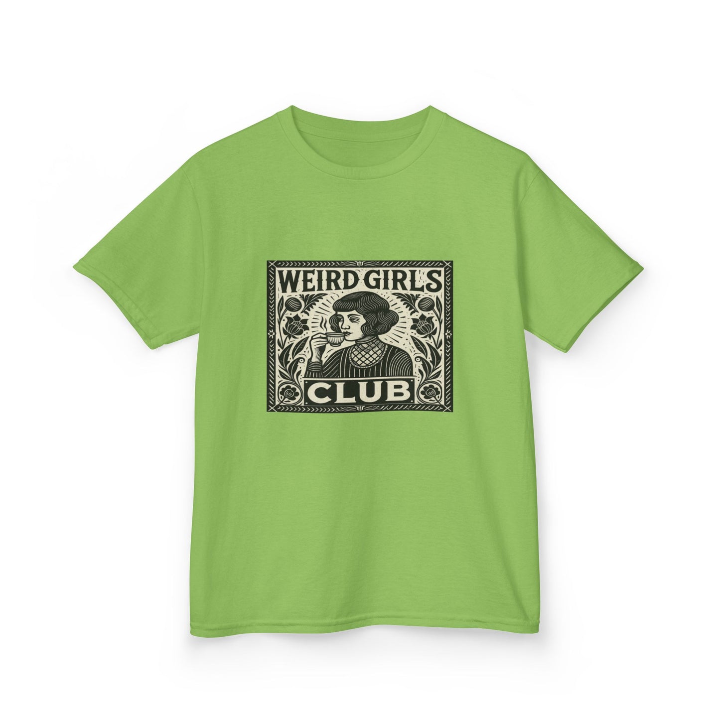 Weird Girls Club Tea Party Tee - Retro Graphic