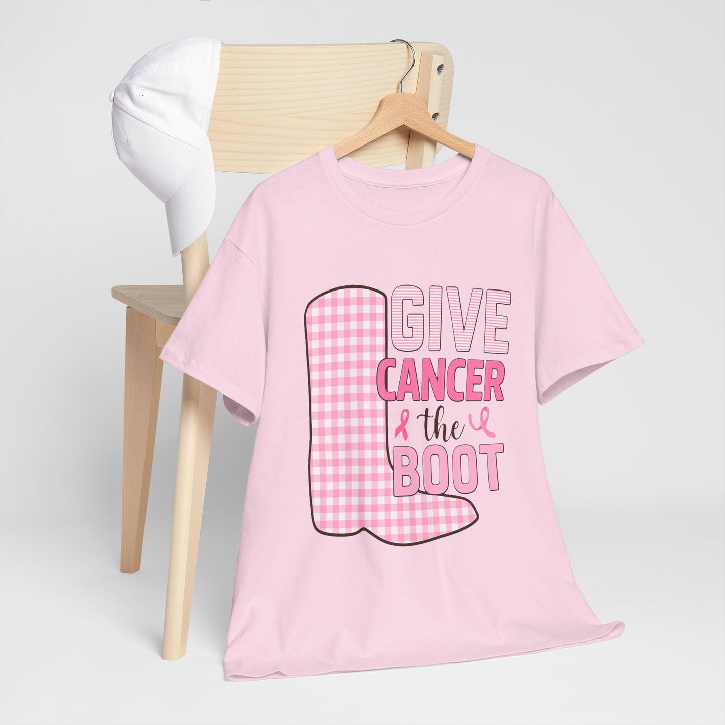 Give Cancer the Boot - Breast Cancer Awareness Tee