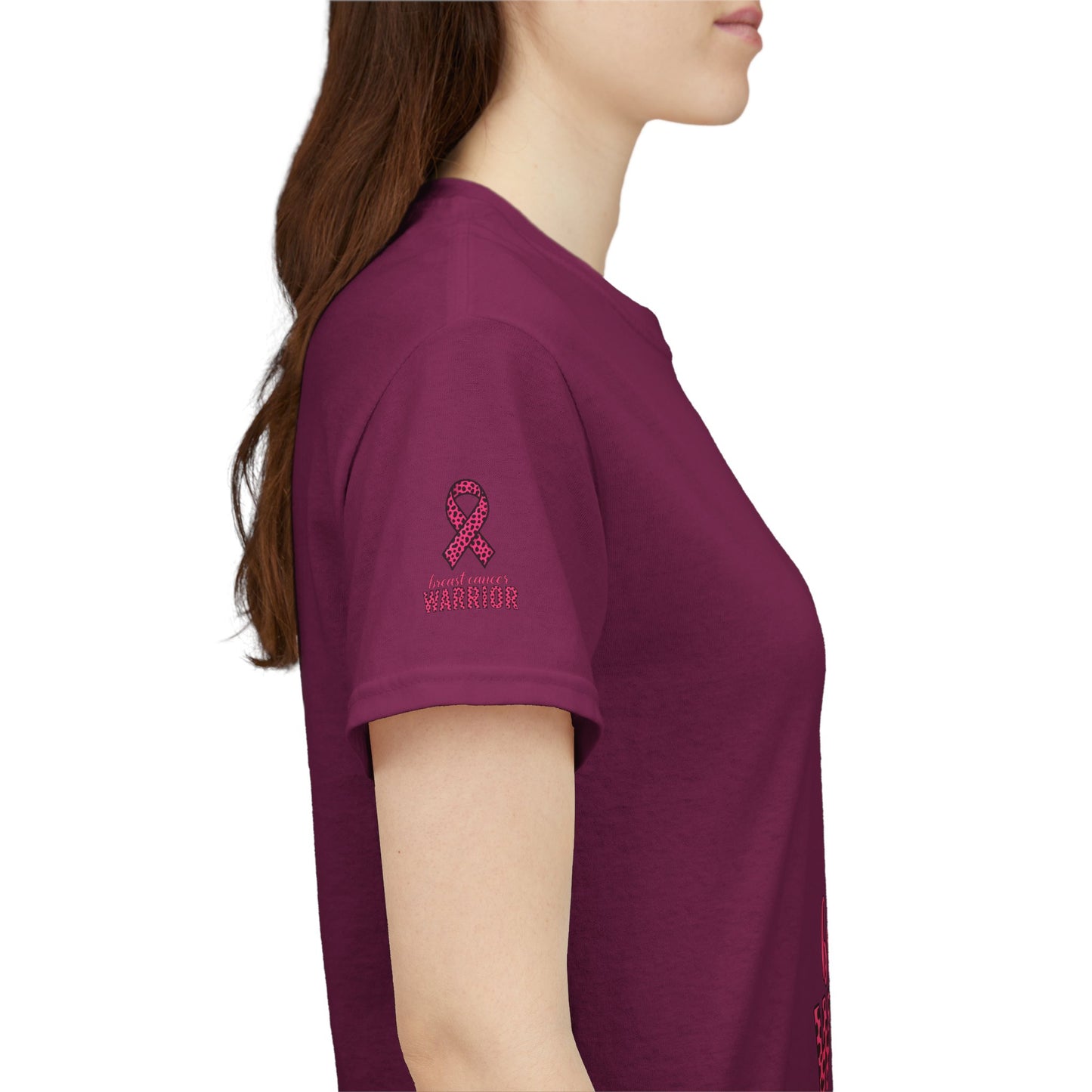 Breast Cancer Warrior Tee, Inspirational T-Shirt for Survivors, Supportive Gift for Cancer Awareness Events, Unisex Cotton Top, [...]