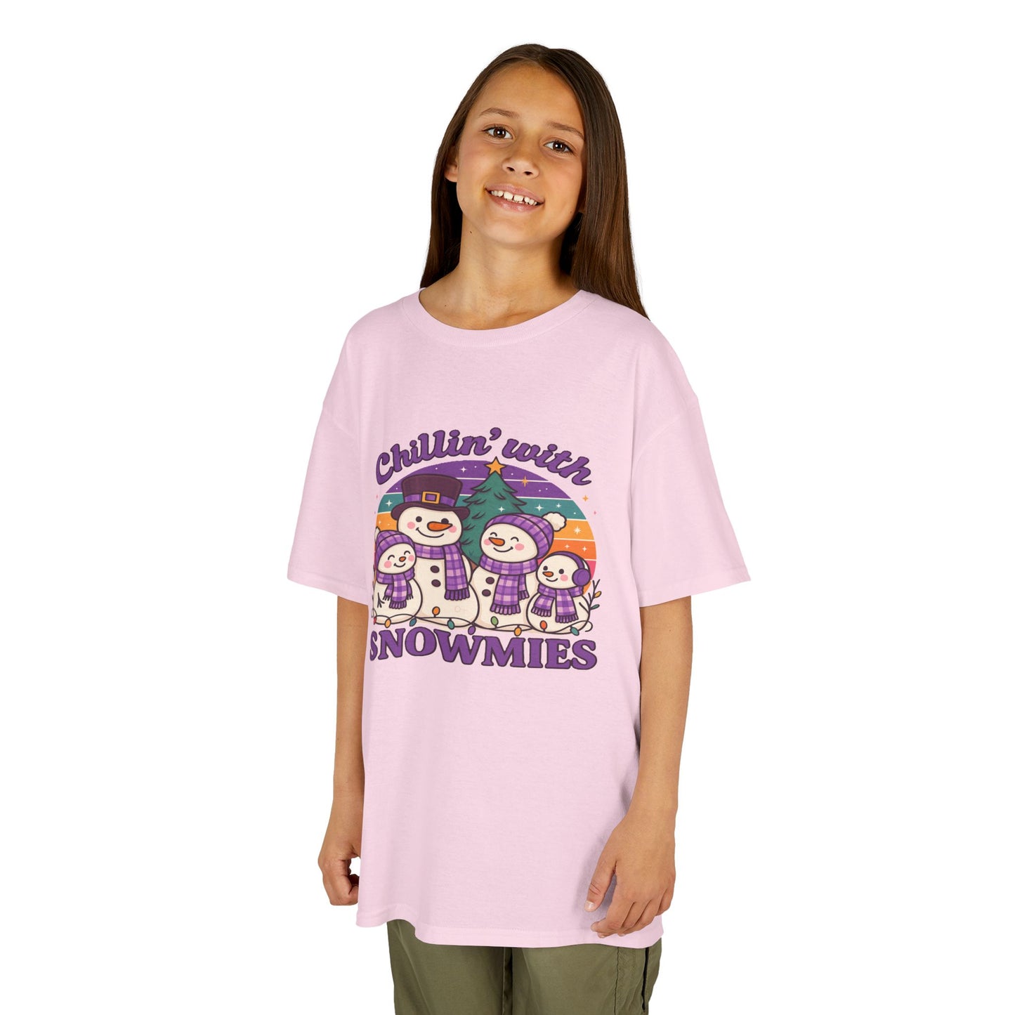 Kids Snowman Tee, Fun Winter T-Shirt, Holiday Gift for Kids, Christmas Apparel, Cute Snowmies Design, Cozy Cotton Tee
