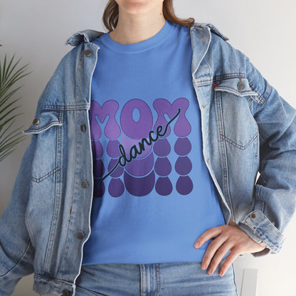 MOM Dance – Purple Letter Stage Spirit Tee
