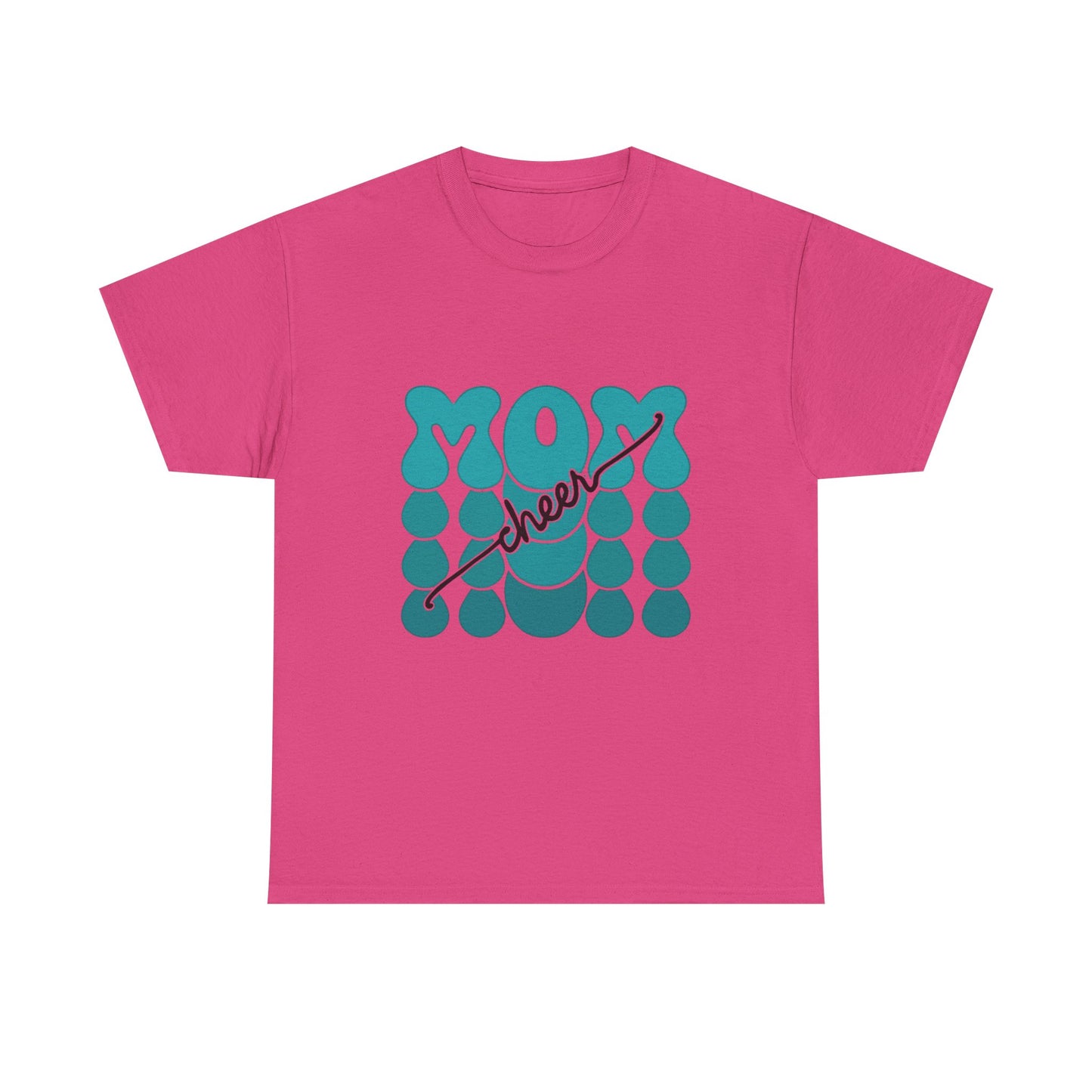 MOM Cheer – Turquoise Spirit Tee