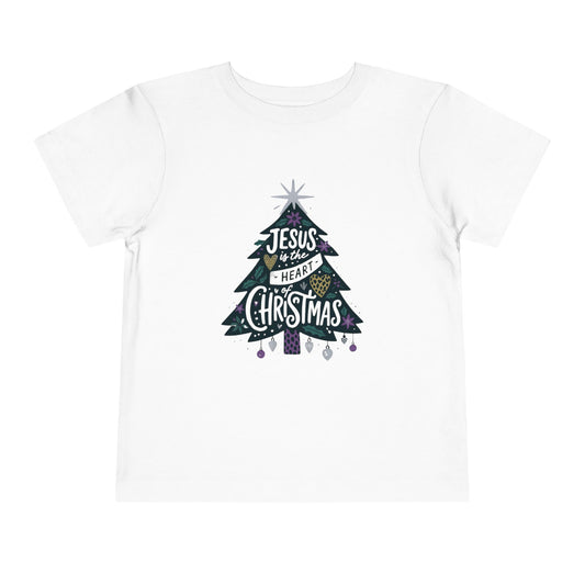 Jesus is the Heart of Christmas Toddler Tee