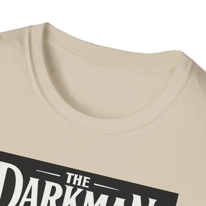 Darkman Graphic T-Shirt, Unisex Softstyle Tee, Edgy Apparel, Casual Wear, Halloween Costume, Gift for Him/Her