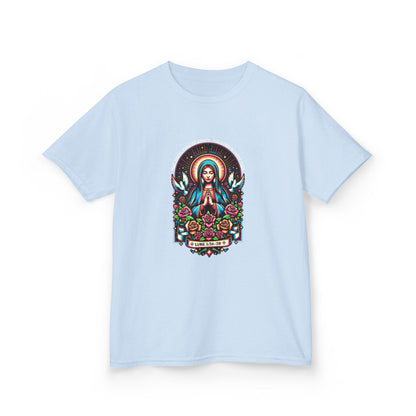 Virgin Mary Graphic Tee - Christmas Kids Shirt