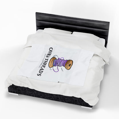 Customizable Cozy Velveteen Plush Blanket - Perfect for Home Decor, Gift for Her, Snuggling, Couch Essential, Warmth & Comfort