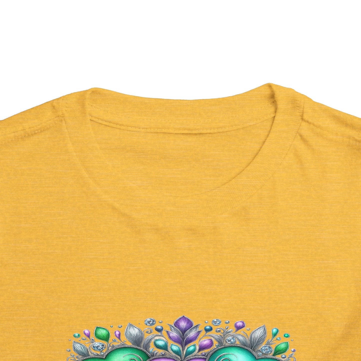Toddler Tee Live Laugh Love Floral Design