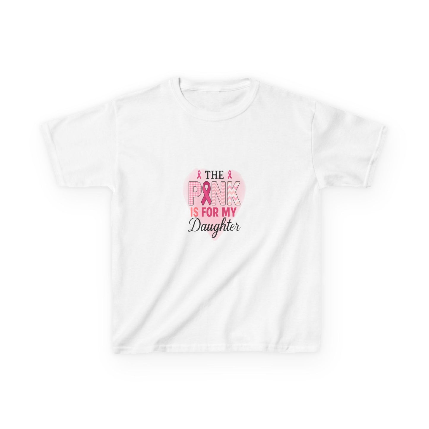 Pink Dinosaur Daughter Tee - Breast Cancer Awareness