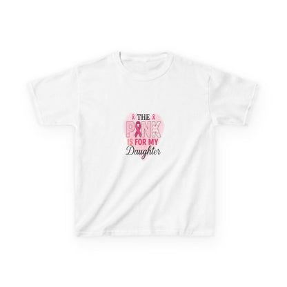 Pink Dinosaur Daughter Tee - Breast Cancer Awareness