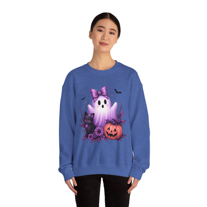 Cute Halloween Ghost Crewneck Sweatshirt