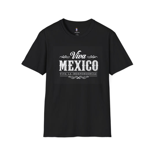 Viva Mexico Tees | Unisex Softstyle T-Shirt for Celebrations, Gifts, Independence Day, Weekend Outings, Casual Wear
