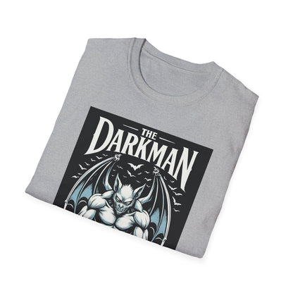 Darkman Graphic T-Shirt, Unisex Softstyle Tee, Edgy Apparel, Casual Wear, Halloween Costume, Gift for Him/Her