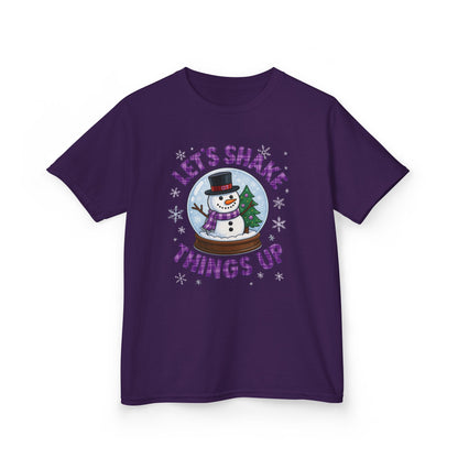 OT Snowman Snow Globe Kids Christmas Tee