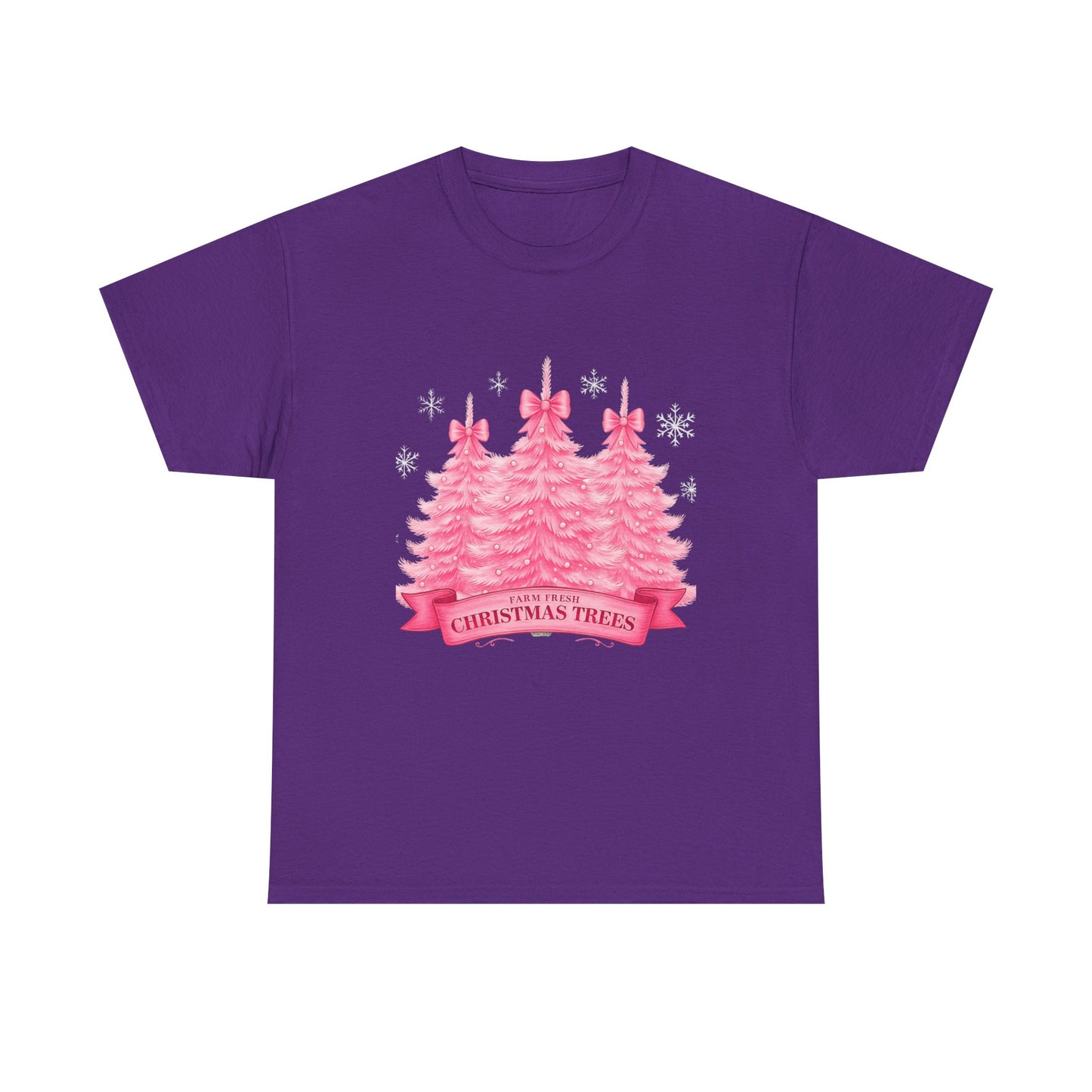 Farm Fresh Pink Christmas Tree Tee