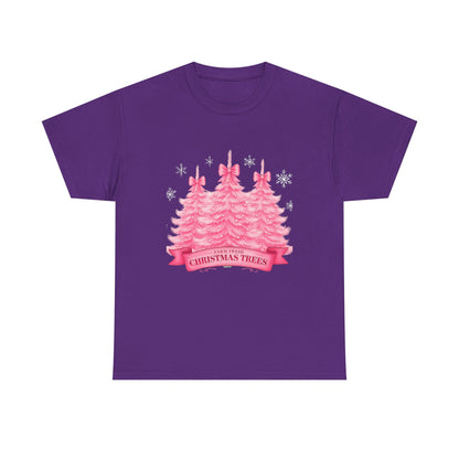 Farm Fresh Pink Christmas Tree Tee