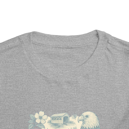 Toddler Tee - NC Landmarks Vintage First in Flight Design