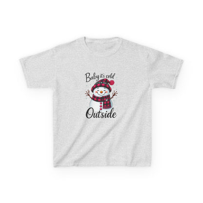 Snowman & Baby It's Cold Outside Kids Tee