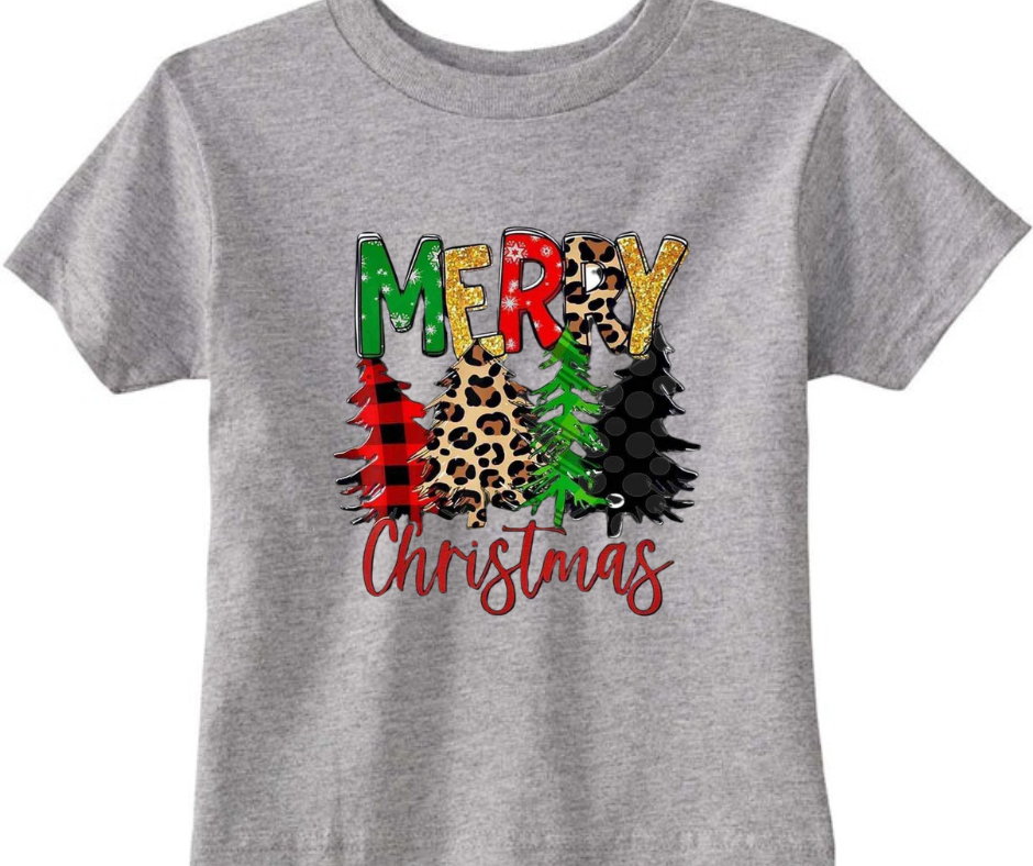 Merry Christmas Trees 2 Kid T-Shirt