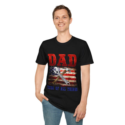 Camiseta de Papá Patriótico | Regalos para Todo | Día del Padre, Día de la Independencia, Regalo de Cumpleaños, Ropa Casual, Ropa para Papá