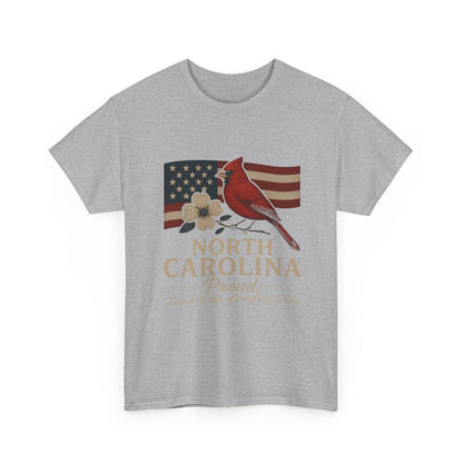 NC Pride: Cardinal, Dogwood & State Flag Tee