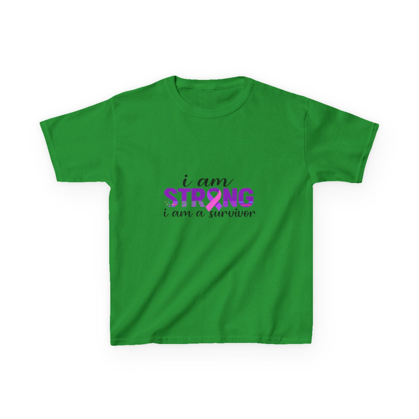 Strong Survivor Dinosaur Tee - Christmas Gift for Kids