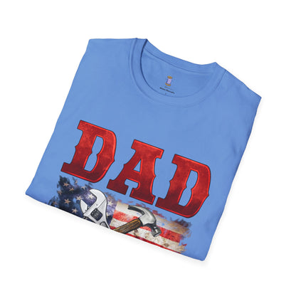 Patriotic Dad T-Shirt | Fixer of All Things Gift | Father's Day, Independence Day, Birthday Present, Casual Wear, Dad Apparel