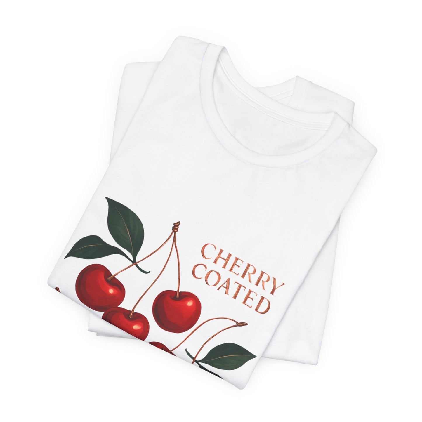 Cherry Coated Tee — Vintage Cherry Graphic T-Shirt
