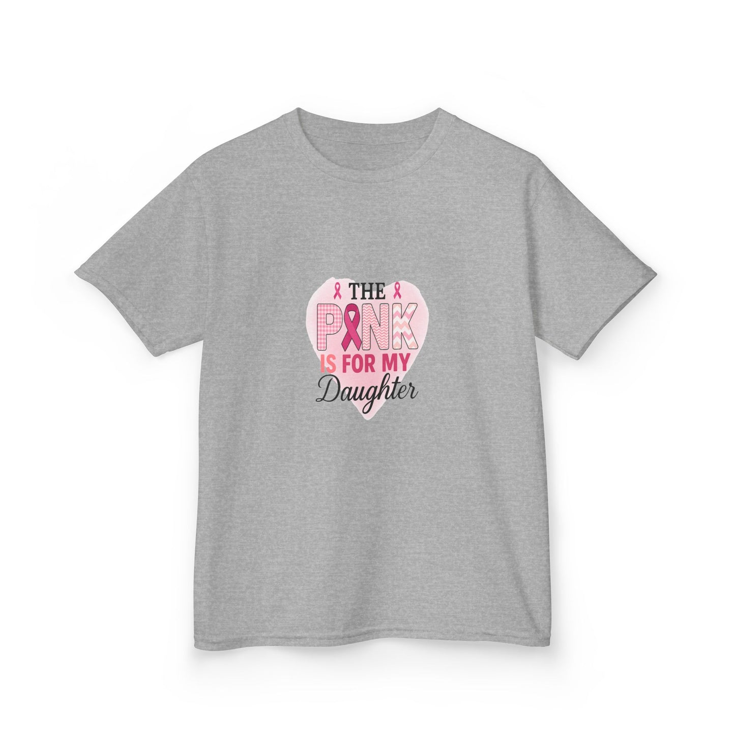Pink Dinosaur Daughter Tee - Breast Cancer Awareness
