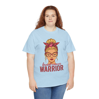 Camiseta de guerrera contra el cáncer de mama - Apoyo del lazo rosa