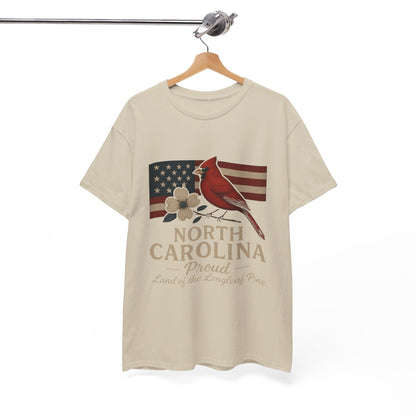 NC Pride: Cardinal, Dogwood & State Flag Tee