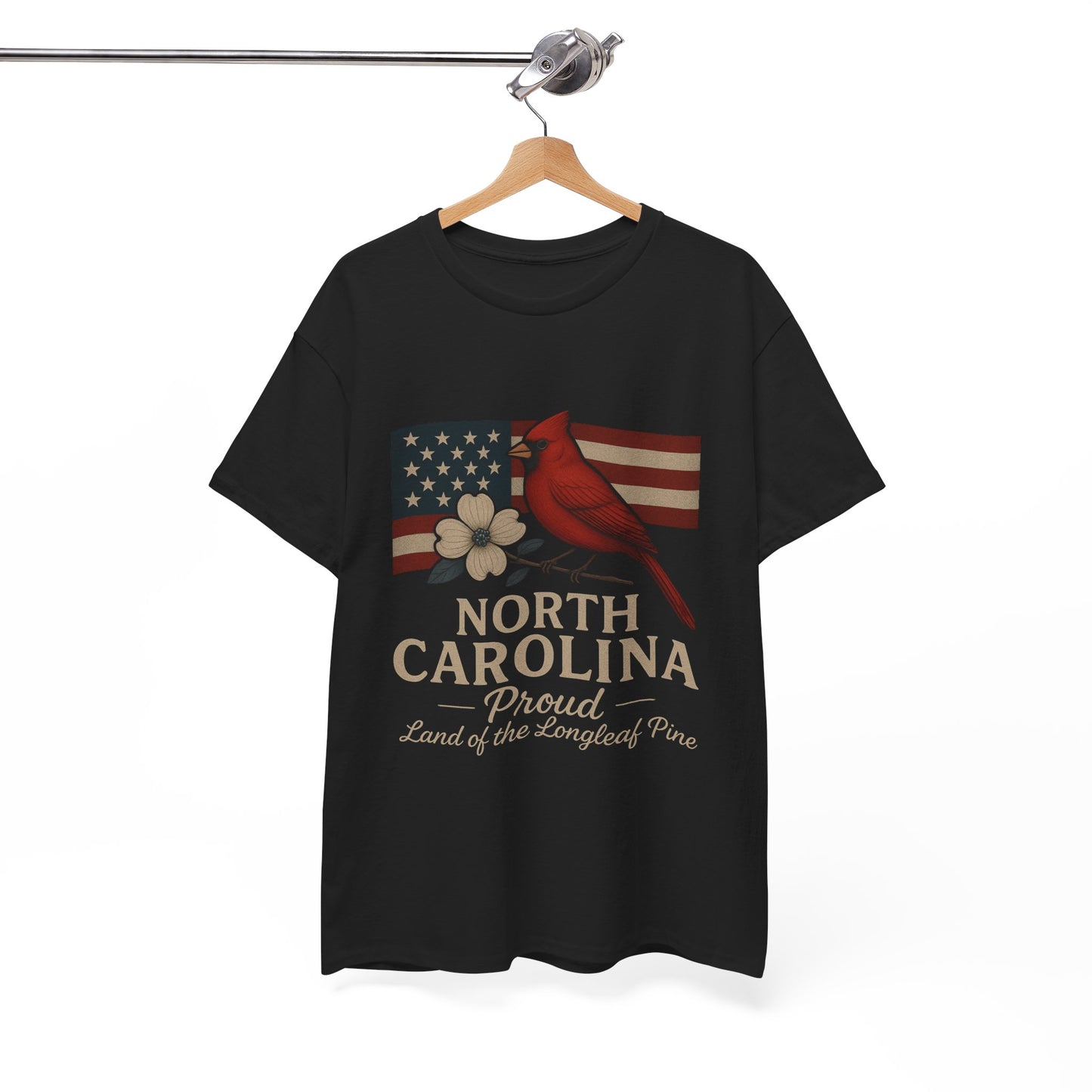 NC Pride: Cardinal, Dogwood & State Flag Tee