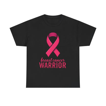 Breast Cancer Warrior Pink Ribbon Tee