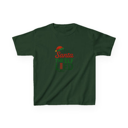 Dear Santa, The Elf Lied! Kids' Christmas Tee
