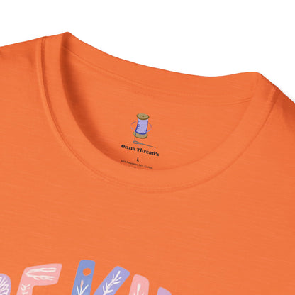 Be Kind to Yourself Unisex Softstyle T-Shirt, Positive Affirmation Tee, Relaxed Fit Shirt, Self Care Gift, Mindfulness Apparel