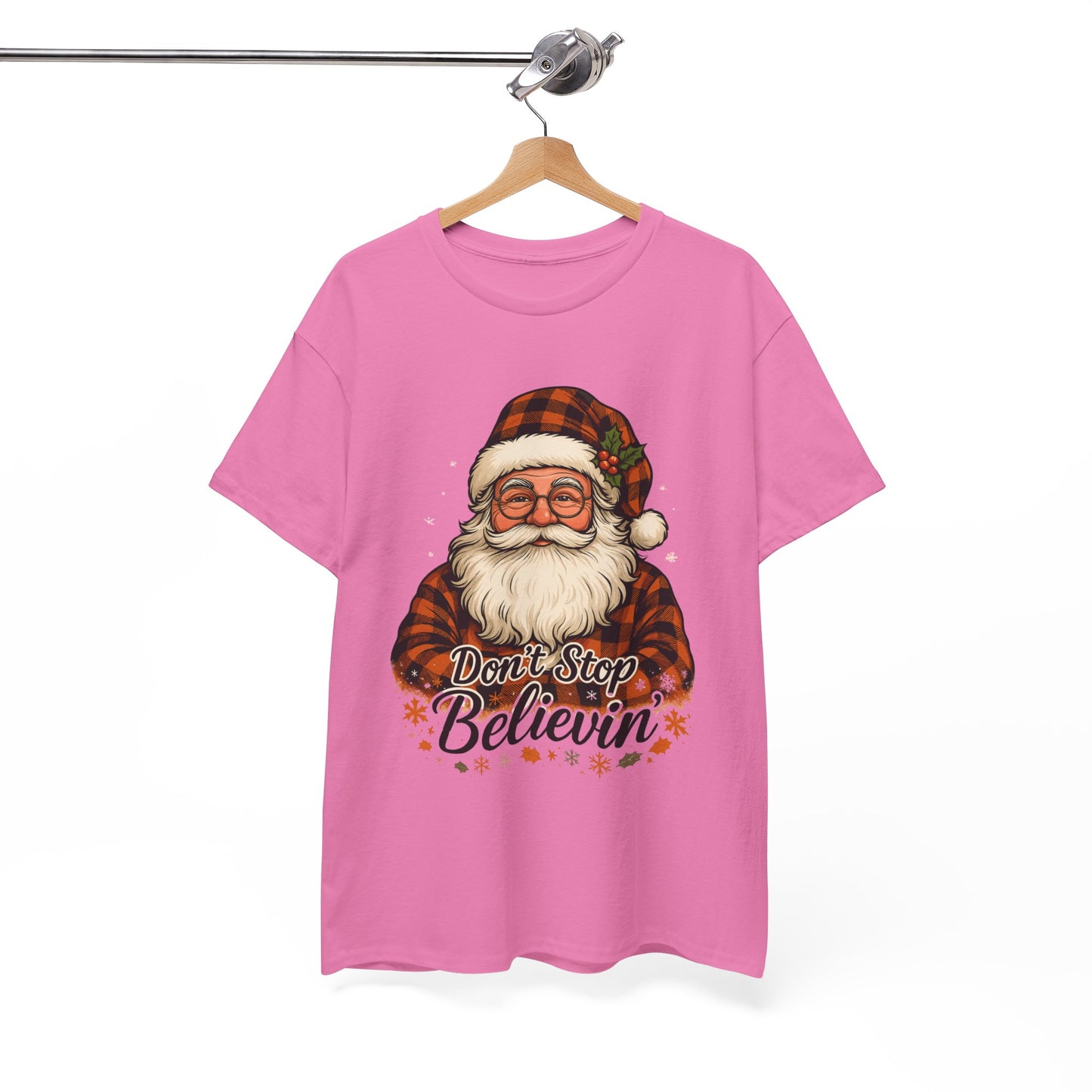 Santa Believes: Don't Stop Believin'  Tee