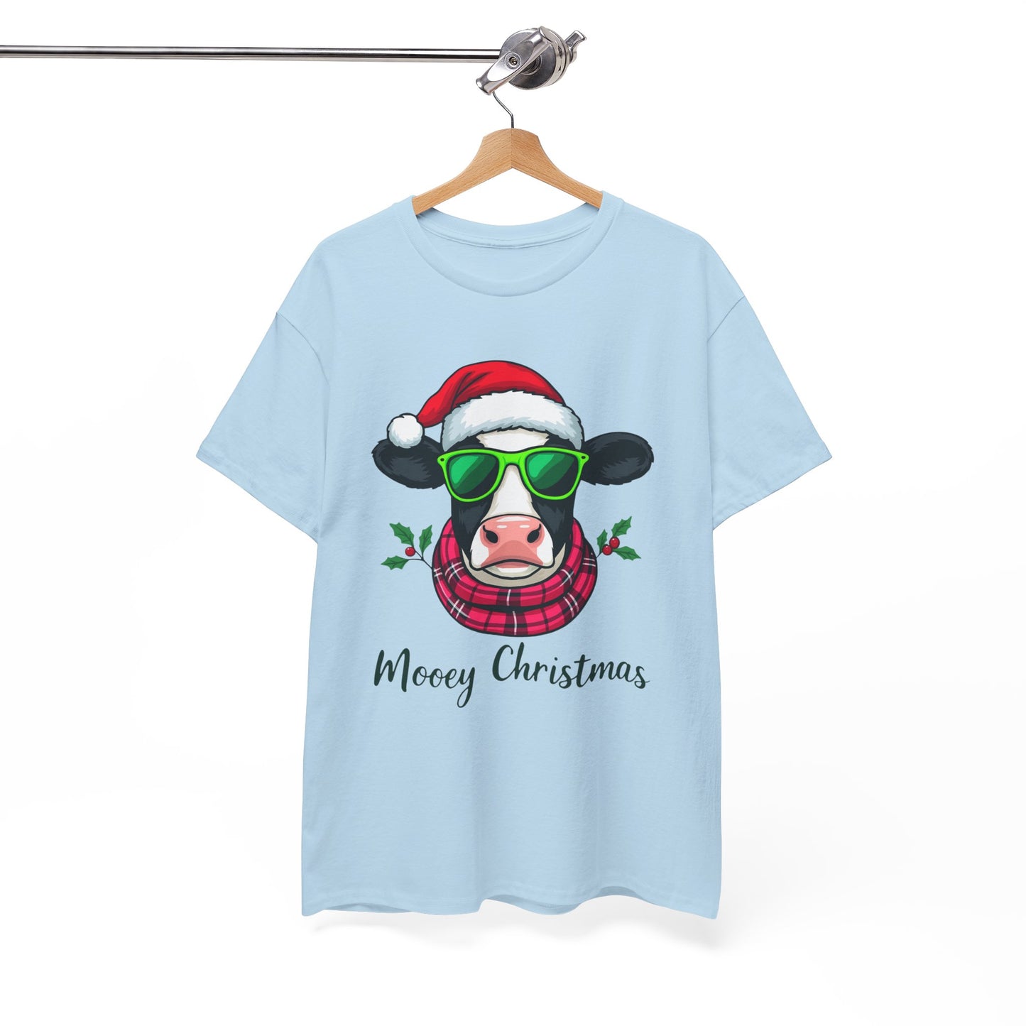 Moovey Christmas Cow Tee - Festive Holiday Cheer