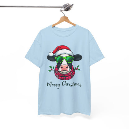 Moovey Christmas Cow Tee - Festive Holiday Cheer