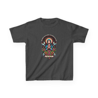 Virgin Mary Graphic Tee - Christmas Kids Shirt