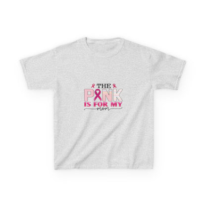 Pink Ribbon Mom Dinosaur Tee - Breast Cancer Awareness