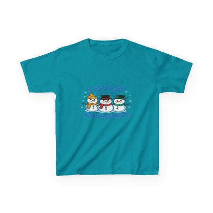 Chillin' with My Snowmies Christmas Tee - Kids Holiday Shirt