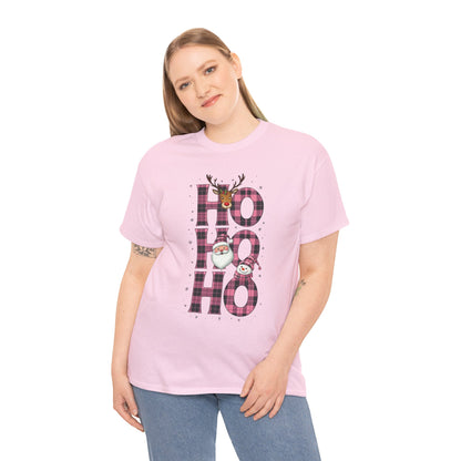 Ho Ho Ho Plaid Holiday Tee