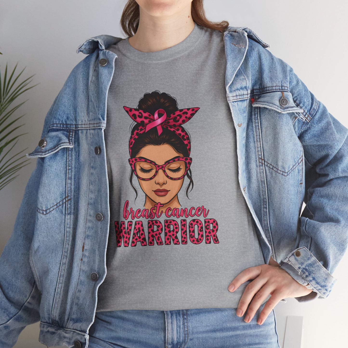 Breast Cancer Warrior Tee, Inspirational T-Shirt for Survivors, Supportive Gift for Cancer Awareness Events, Unisex Cotton Top, [...]
