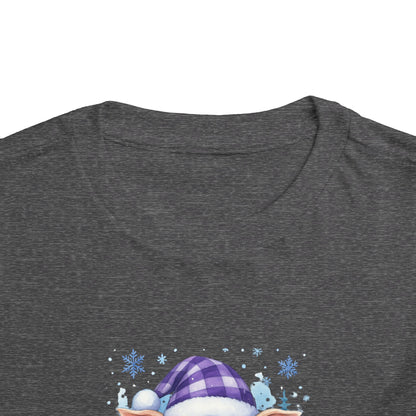 Chillin' Piggy Toddler Christmas Tee