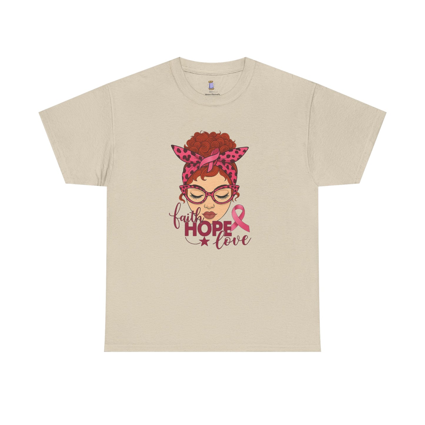 Empowering Cancer Awareness Tee, Hope Love Pink Ribbon Shirt, Inspirational Unisex Tee, Gifts for Breast Cancer Awareness, Supportive [...]
